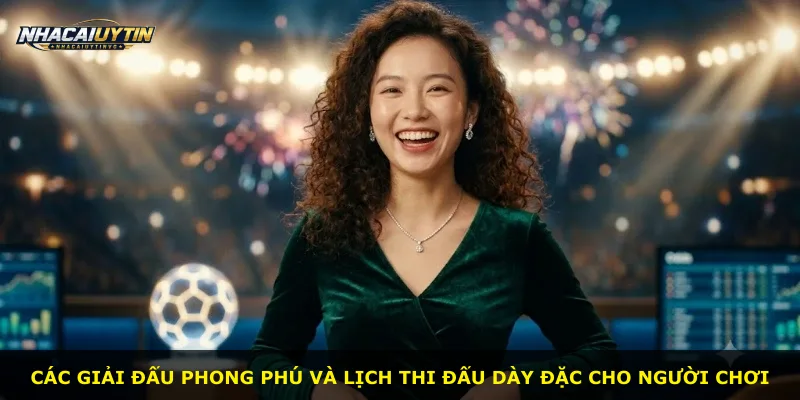 Các giải đấu phong phú và lịch thi đấu dày đặc cho người chơi