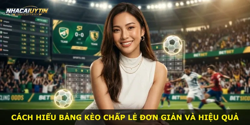 Cách hiểu bảng kèo chấp lẻ đơn giản và hiệu quả
