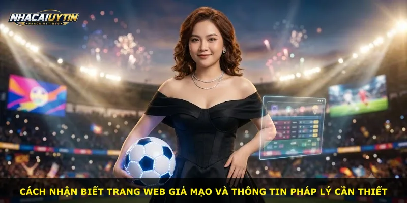 Cách nhận biết trang web giả mạo và thông tin pháp lý cần thiết