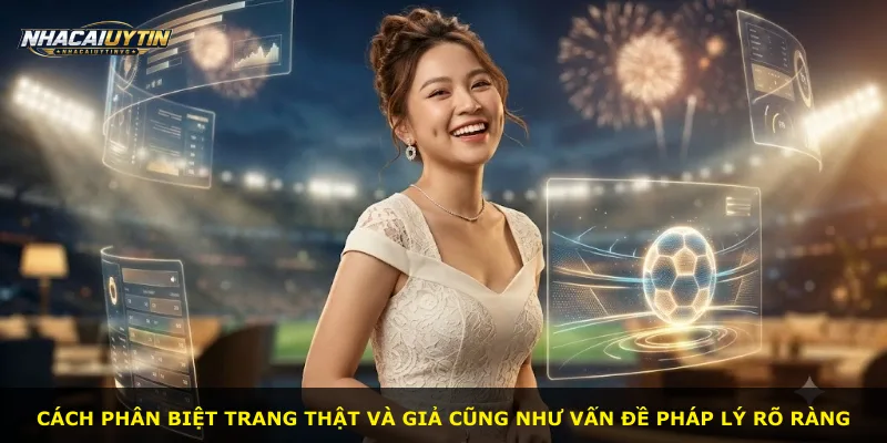 Cách phân biệt trang thật và giả cũng như vấn đề pháp lý rõ ràng
