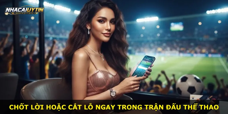 Chốt lời hoặc cắt lỗ ngay trong trận đấu thể thao