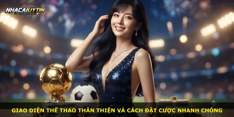 Giao diện thể thao thân thiện và cách đặt cược nhanh chóng