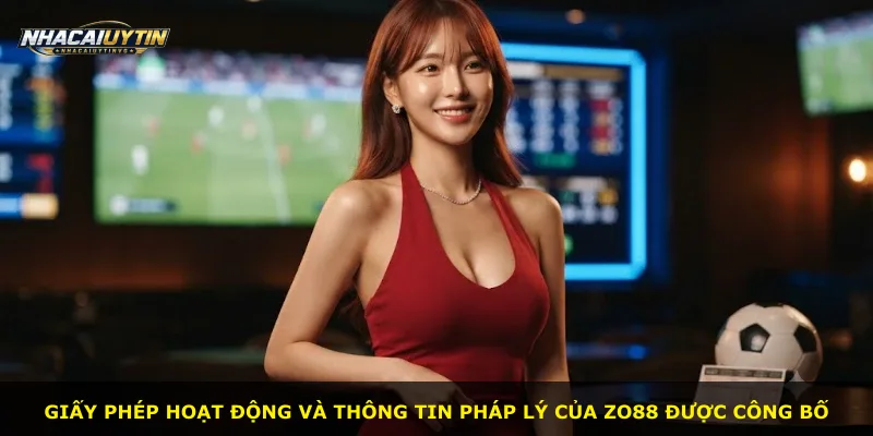 Giấy phép hoạt động và thông tin pháp lý của Zo88 được công bố