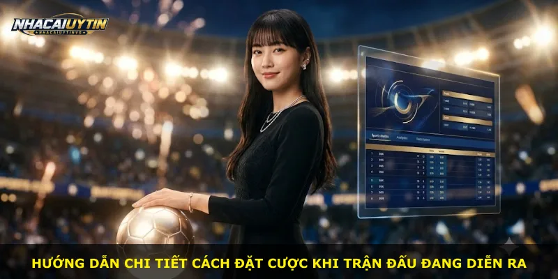 Hướng dẫn chi tiết cách đặt cược khi trận đấu đang diễn ra
