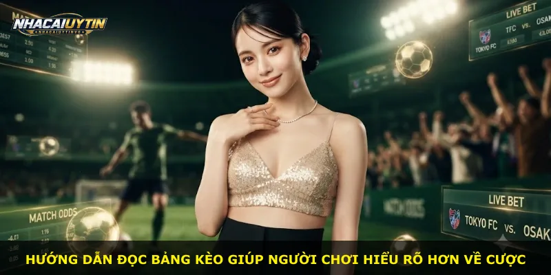 Hướng dẫn đọc bảng kèo giúp người chơi hiểu rõ hơn về cược