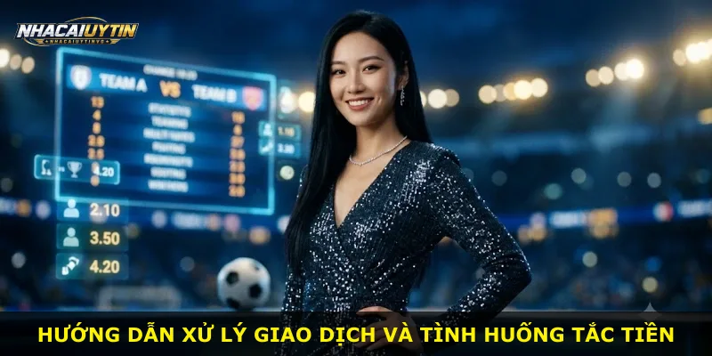 Hướng dẫn xử lý giao dịch và tình huống tắc tiền
