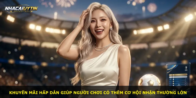 Khuyến mãi hấp dẫn giúp người chơi có thêm cơ hội nhận thưởng lớn