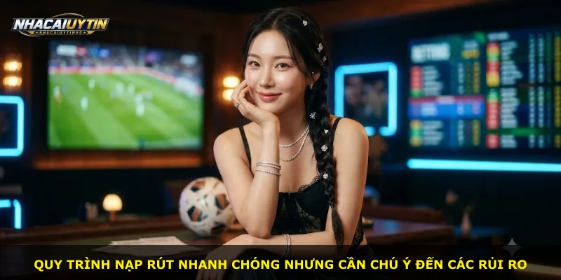 Quy trình nạp rút nhanh chóng nhưng cần chú ý đến các rủi ro