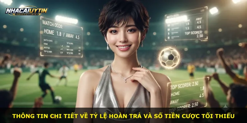 Thông tin chi tiết về tỷ lệ hoàn trả và số tiền cược tối thiểu