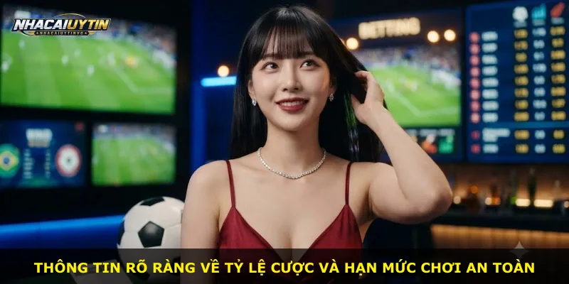 Thông tin rõ ràng về tỷ lệ cược và hạn mức chơi an toàn