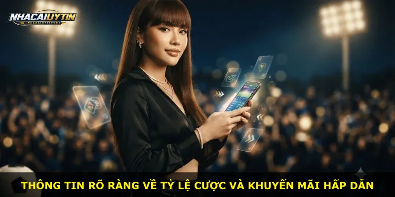 Thông tin rõ ràng về tỷ lệ cược và khuyến mãi hấp dẫn