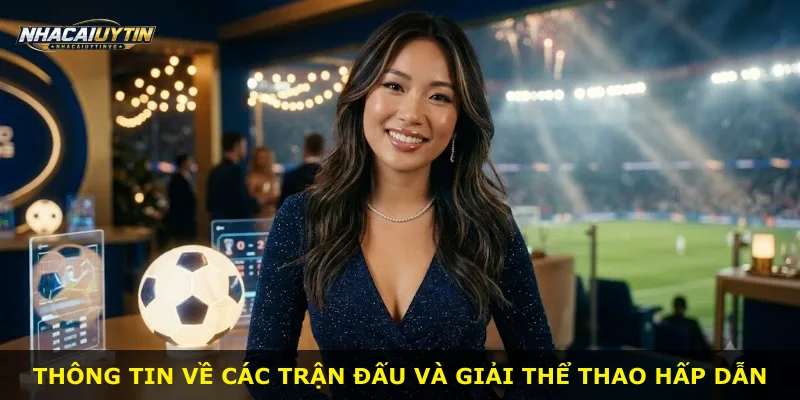 Thông tin về các trận đấu và giải thể thao hấp dẫn