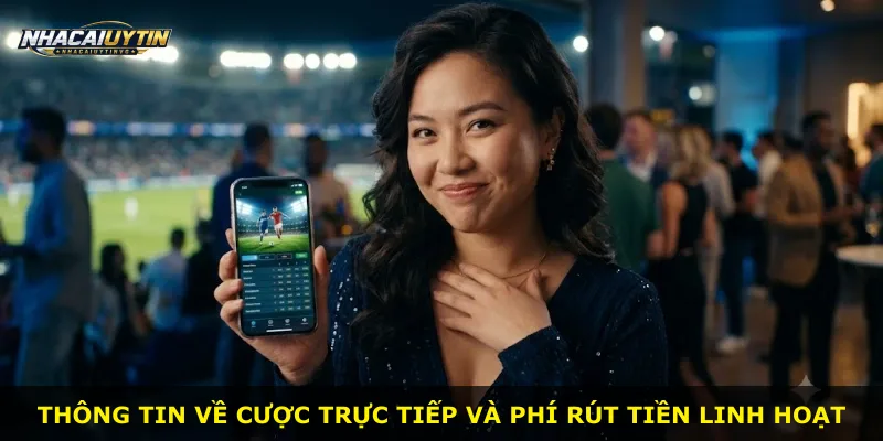Thông tin về cược trực tiếp và phí rút tiền linh hoạt