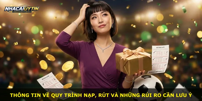 Thông tin về quy trình nạp, rút và những rủi ro cần lưu ý