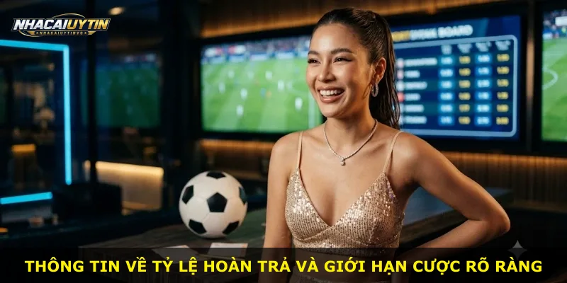 Thông tin về tỷ lệ hoàn trả và giới hạn cược rõ ràng