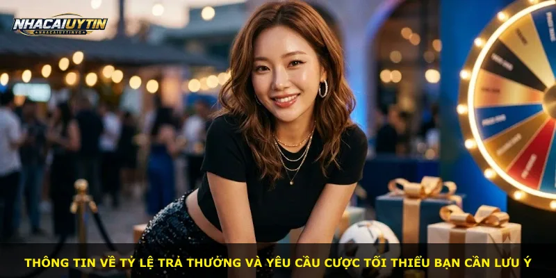 Thông tin về tỷ lệ trả thưởng và yêu cầu cược tối thiểu bạn cần lưu ý