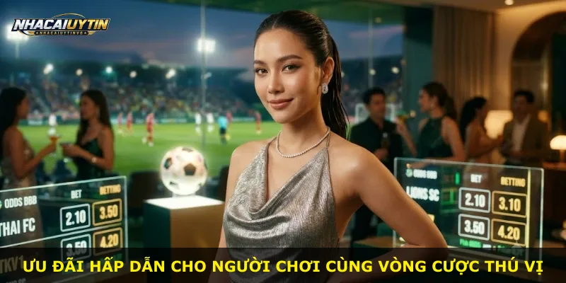 Ưu đãi hấp dẫn cho người chơi cùng vòng cược thú vị