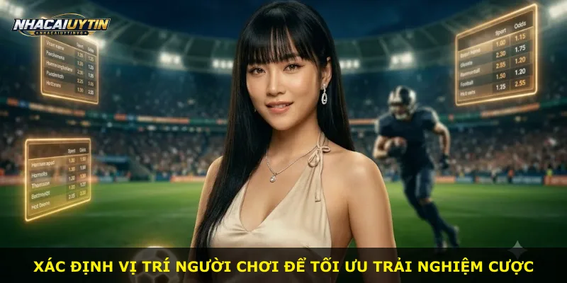 Xác định vị trí người chơi để tối ưu trải nghiệm cược