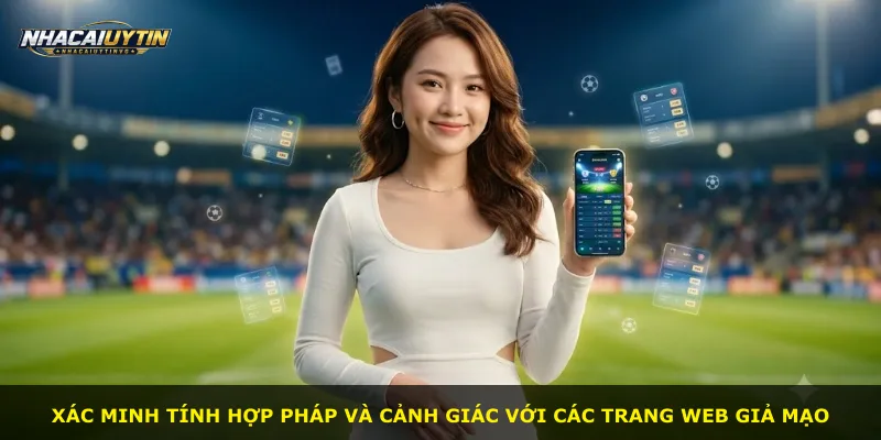 Xác minh tính hợp pháp và cảnh giác với các trang web giả mạo